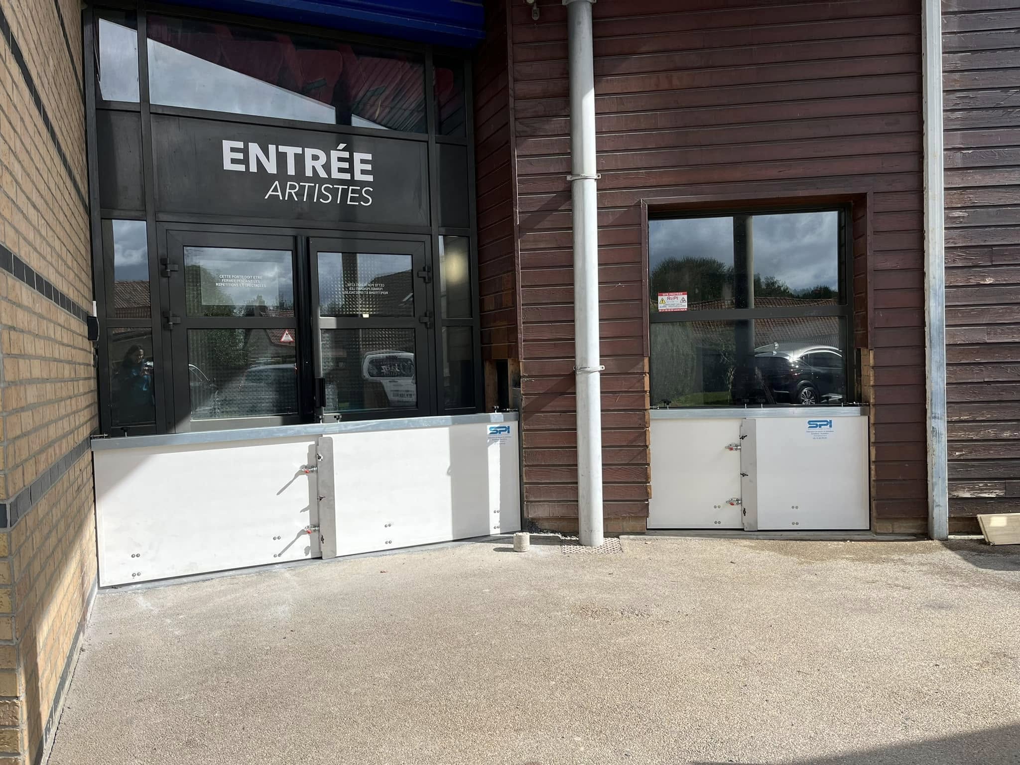 Batardeau installé pour une collectivité - réalisation 1