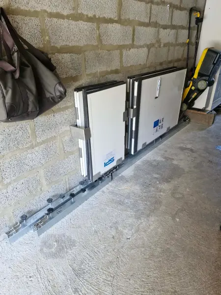 Support de rangement sur-mesure pour batardeaux - réalisation 2