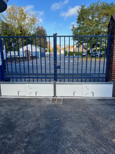 Batardeau industriel installé sur un site de production - réalisation 3