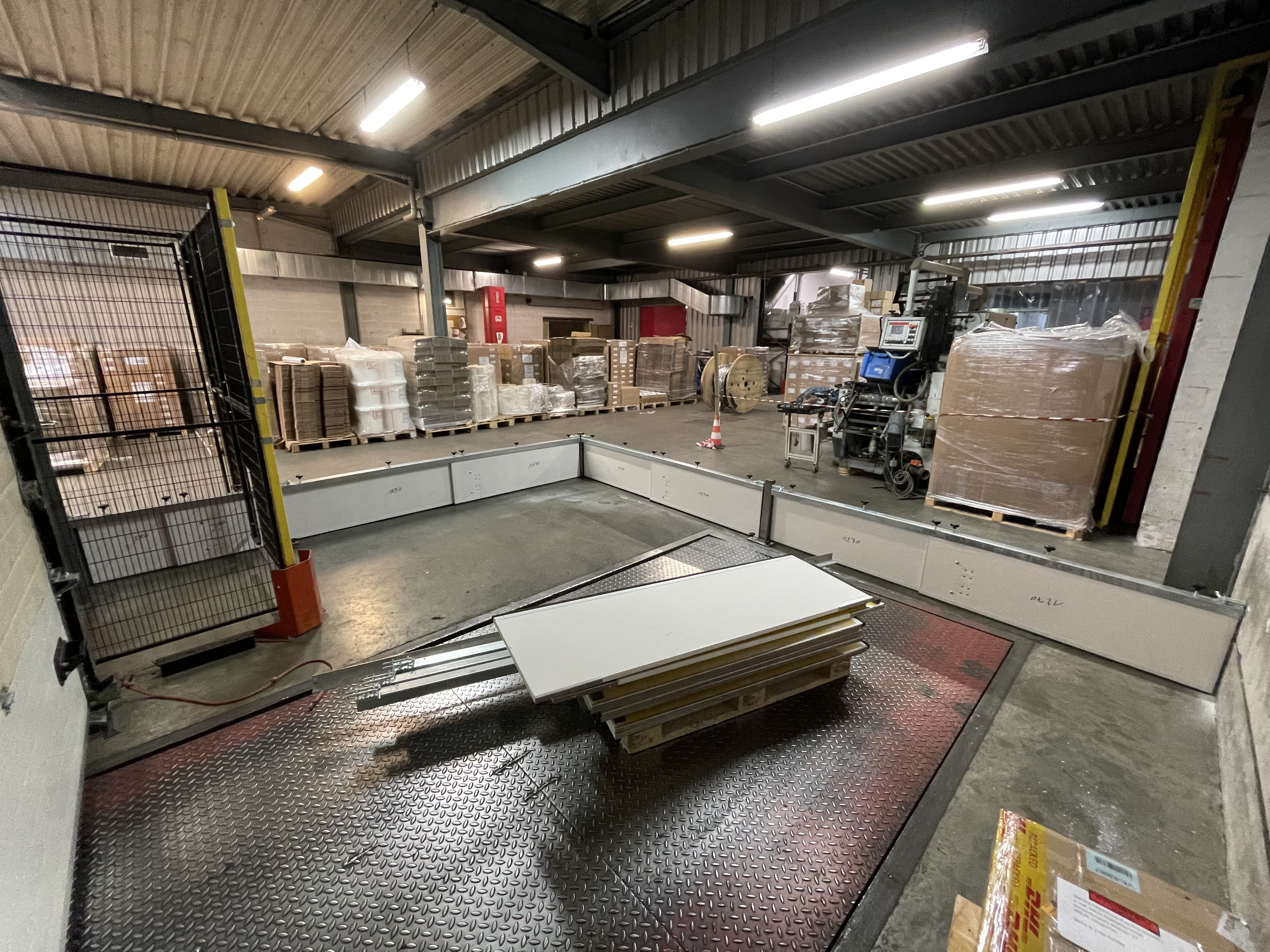 Batardeau industriel installé sur un site de production - réalisation 2